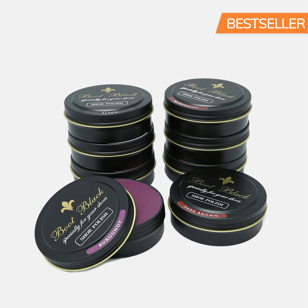 Boot Black Wax Polish - Black Series - Trimly