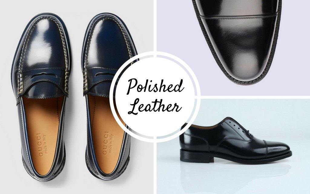 Polished Leather Shoes - Trimly Polished Leather Shoes - Trimly