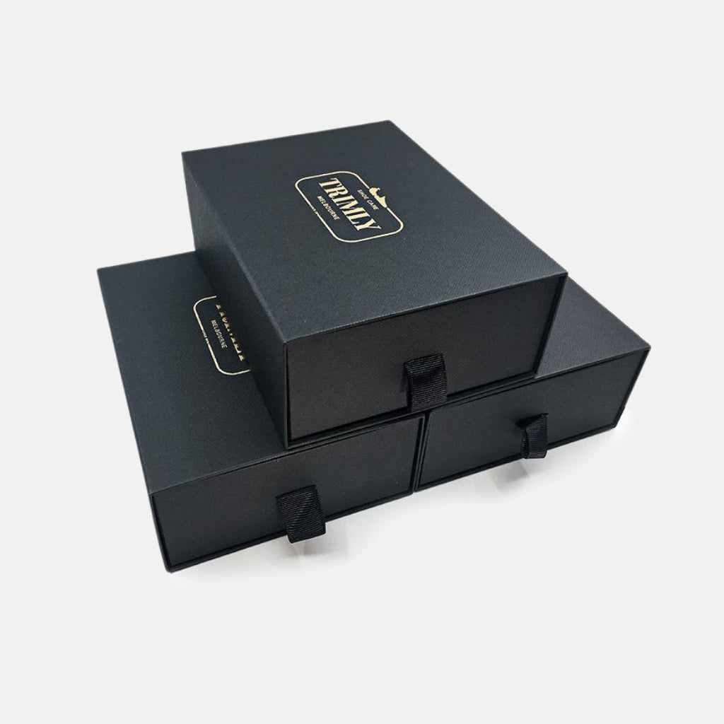 Luxury Velvet Flocking Folding Shoe Box - Newstep