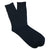 Cotton Ribbed Socks - Black - Trimly