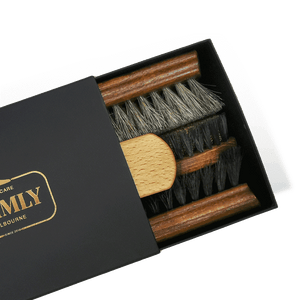 Luxury Shoe Brush Gift Box - Trimly