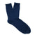 Cotton Ribbed Socks - Midnight Blue - Trimly